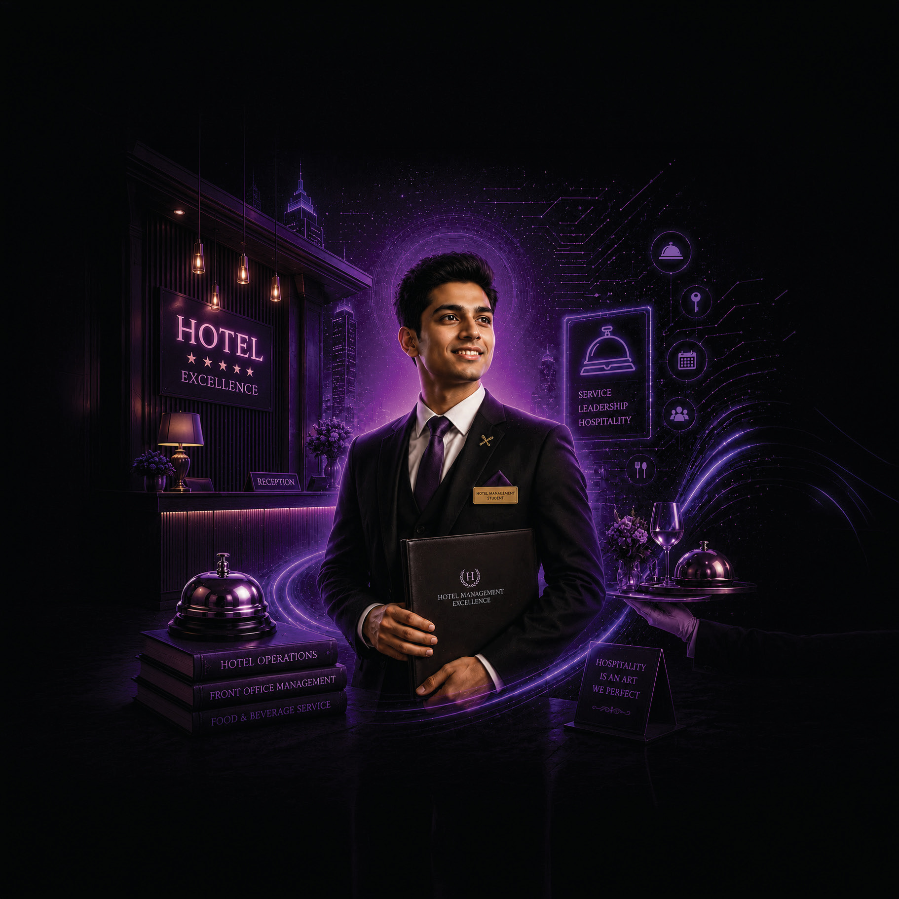 Reliance College hospitality student