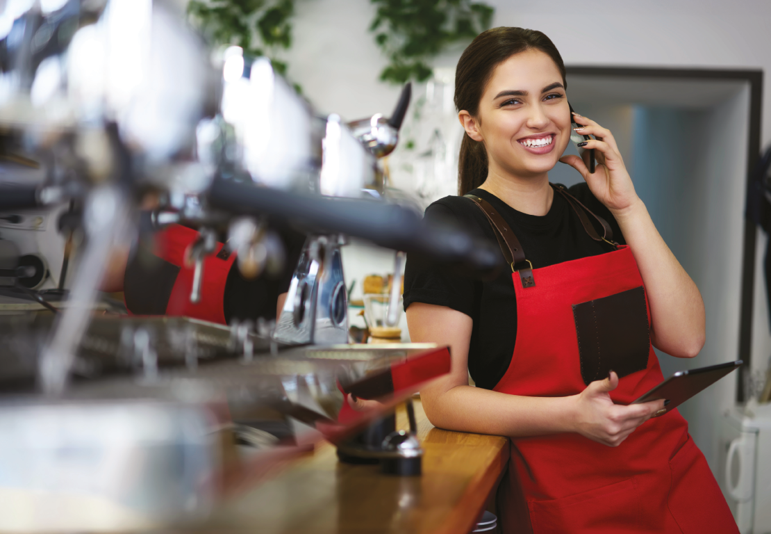 Restaurant operations professional working in a hospitality environment